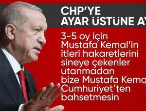 Cumhurbaşkanı Erdoğan’dan CHP’ye Atatürk çıkışı