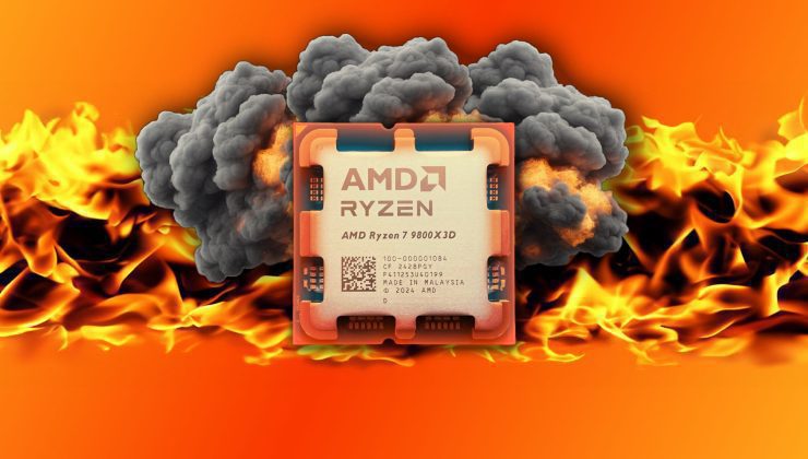 Yanan Ryzen 9800X3D için MSI bir açıklama yaptı