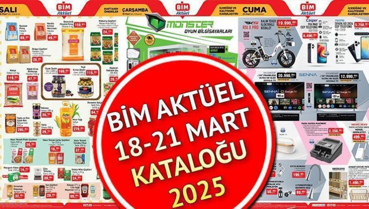 YARIN SATIŞTA! BİM AKTÜEL 18-19-21 MART KATALOĞU 2025 (İNDİRİMLİ ÜRÜNLER) || Bim’de bu hafta neler var? BİM aktüel ürünler kataloğu Kalın Teker Elektrikli Bisiklet, Para Sayma Makinesi getiriyor…