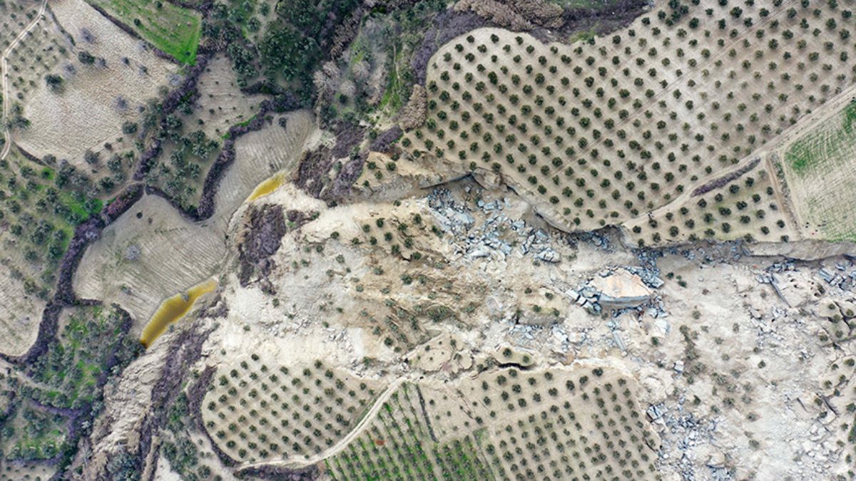 Hatay’da yıkılan zeytin bahçesinin sahibi Ömer Aksu: Burayı tanıyamadım