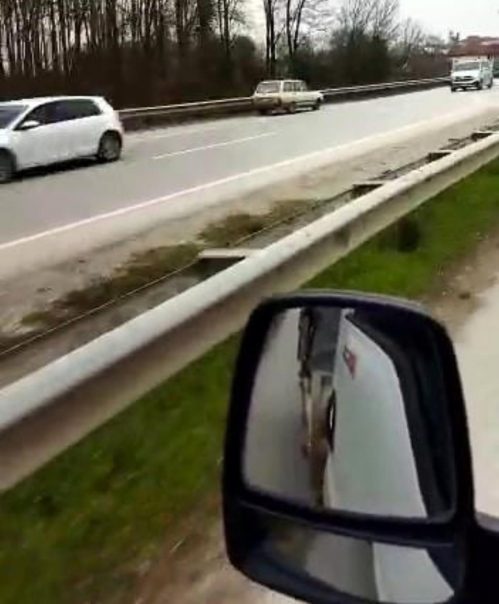 D-100’de ters yönde ilerledi, ölüme davetiye çıkardı