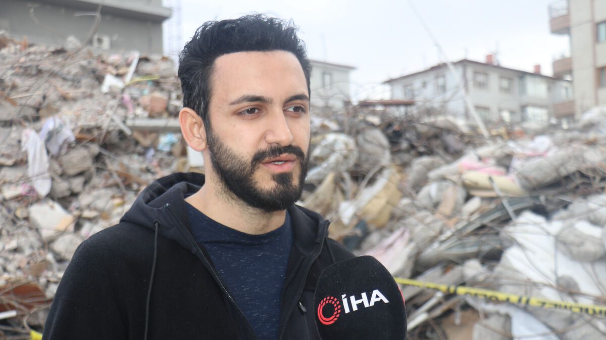 Elazığ depremini kitaplaştıran Furkan Karaderi, Kahramanmaraş’ta depremzede oldu