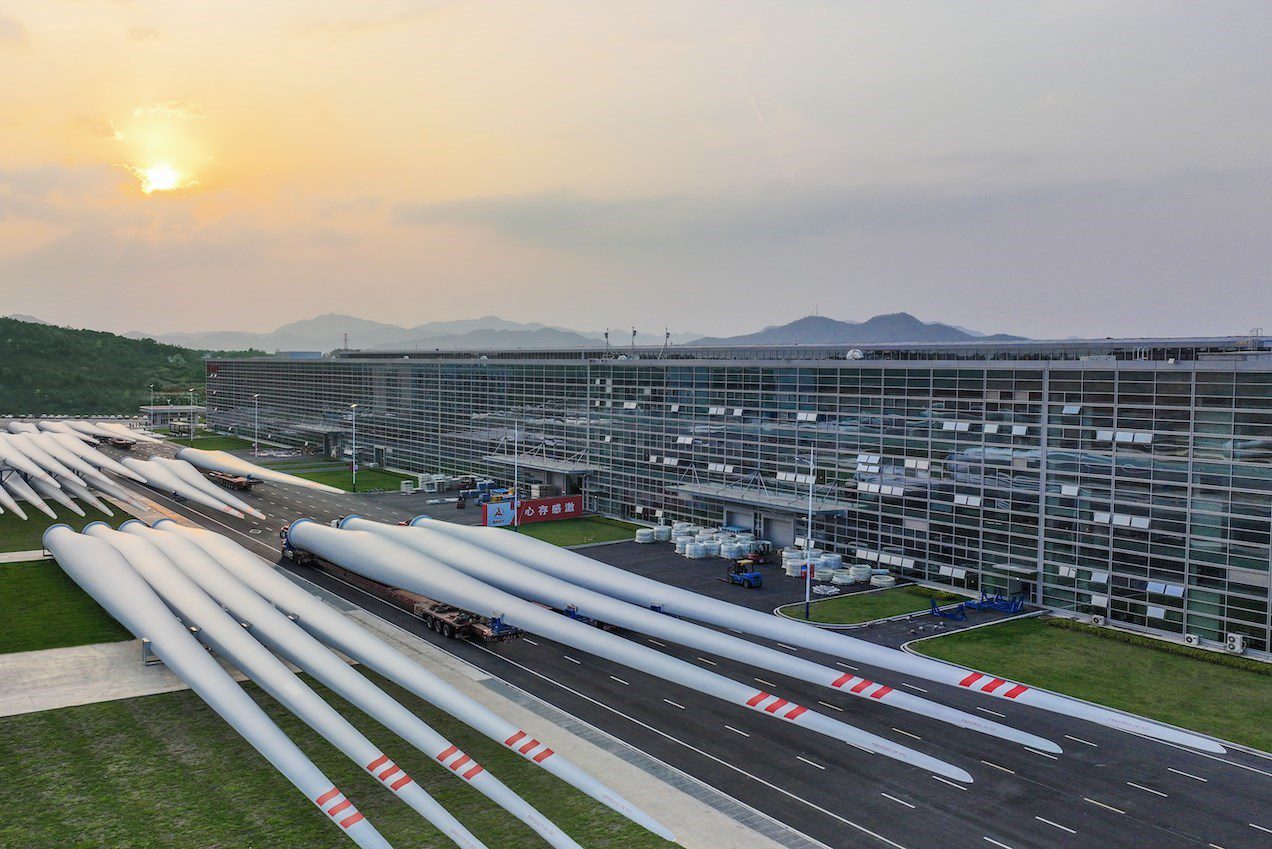 Çinli Sany, 30 MW’lık dev rüzgar türbini kanatlarını test edecek