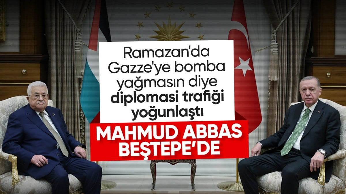 Filistin Devlet Başkanı Ankara’da! Cumhurbaşkanı Erdoğan kabul etti