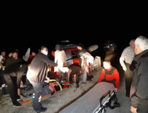 54 plakalı traktör devrildi: 1 yaralı