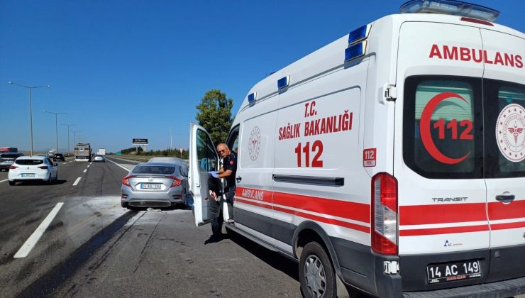 Anadolu Otoyolu’nda kaza: Yaralılar var