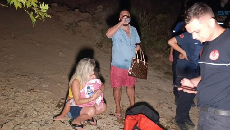 Baraj kapakları açıldı, adacıkta uyuyakalan aile mahsur kaldı