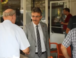 Başkan dinç vatandaşlarla bir araya geldi