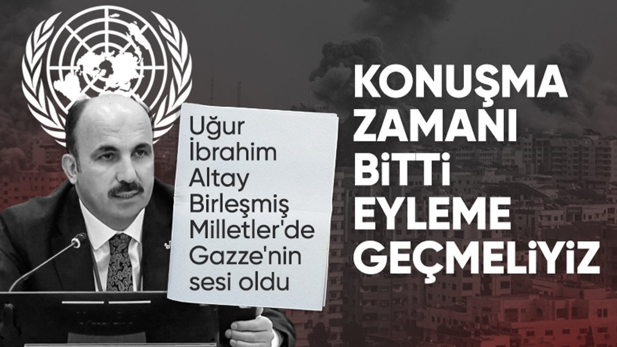 Dünya Belediyeler Birliği Başkanı Uğur İbrahim Altay, Birleşmiş Milletler’de konuştu