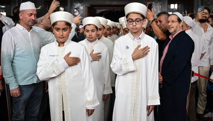 İstanbul’da 81 hafız için icazet töreni yapıldı