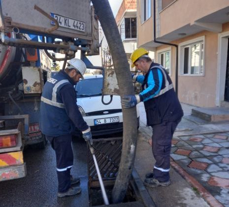 SASKİ’den kanalizasyon ve yağmursuyu hatlarında temizlik