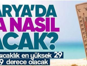 Yeni haftada Sakarya’da hava durumu