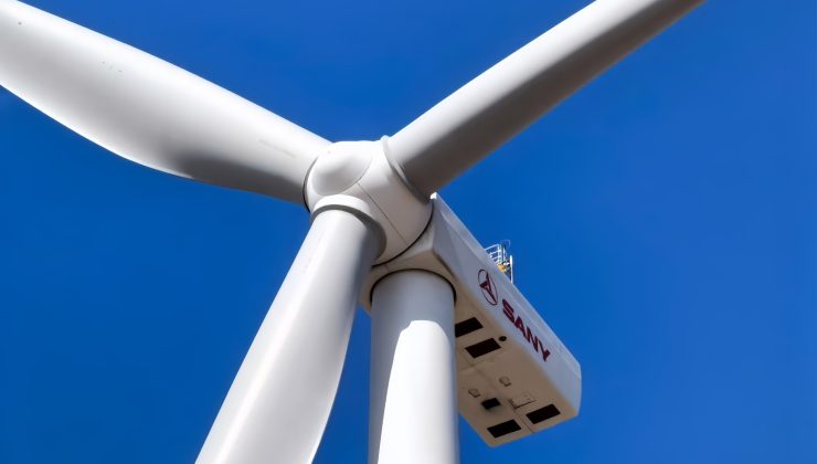 15 MW’lık dünyanın en büyük kara rüzgar türbini kuruldu