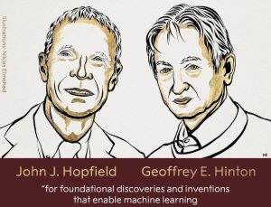 2024 Nobel Fizik Ödülü, yapay zekanın “babalarına” gitti