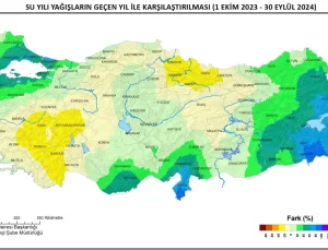 2024 Su Yılı Yağışları Normali Aştı
