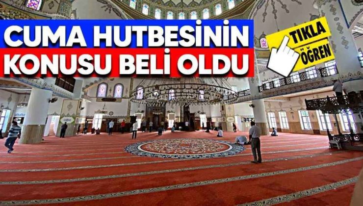 4 Ekim 2024 Cuma Hutbesi