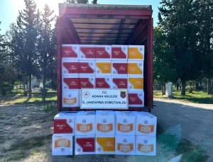 Adana’da 3 Milyon Kaçak Makaron Ele Geçirildi