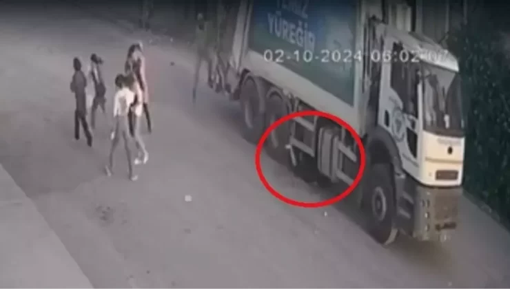 Adana’da Çöp Kamyonu Kadına Çarptı