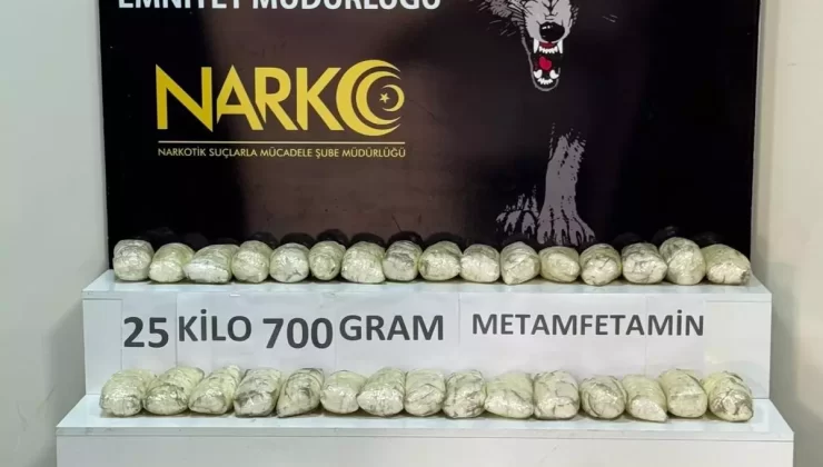Adana’da TIR’da 25 Kilogram Metamfetamin Yakalandı