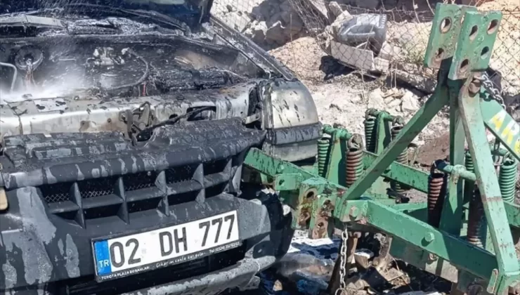 Adıyaman’da Araç Yangını