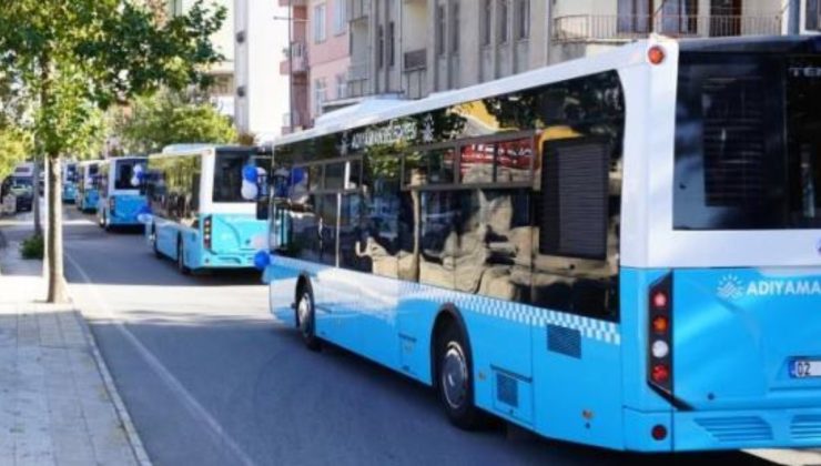Adıyaman’da belediye otobüsleri ücretsiz hizmet sunacak