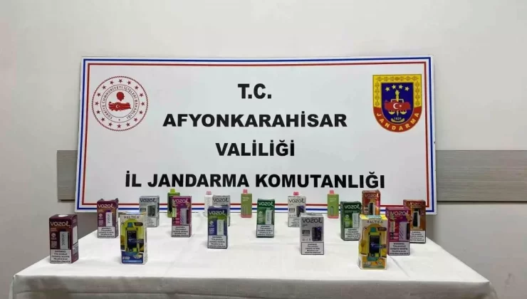 Afyonkarahisar’da Kaçak Elektronik Sigara Operasyonu