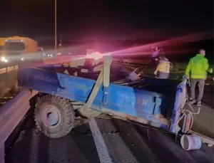 Afyonkarahisar’da Tır-Traktör Kazası: 1 Ölü, 2 Yaralı