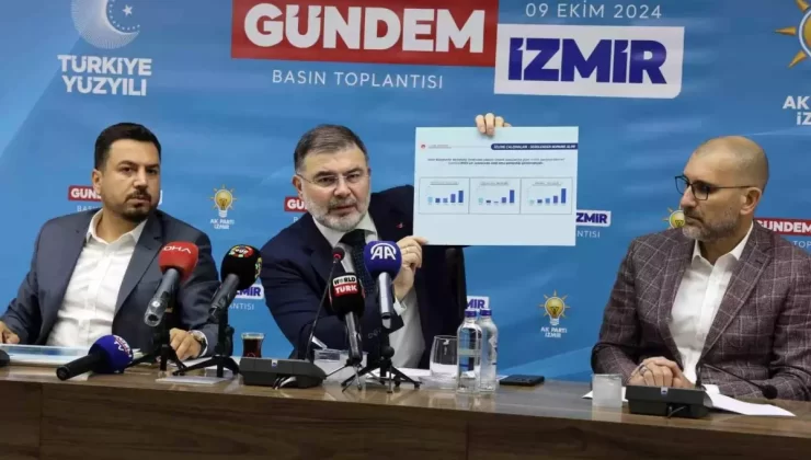 AK Parti İzmir İl Başkanı Saygılı: “Başarısız yönetim İzmir Körfezi’ni adeta bir zehir çukuruna çevirdi”