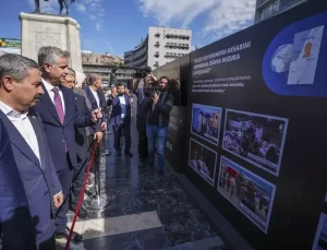 AK Parti’den, İsrail’in Gazze’deki soykırımının 1. yılına ilişkin sergi