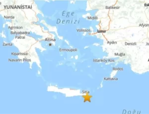 Akdeniz’de 4.8 Büyüklüğünde Deprem