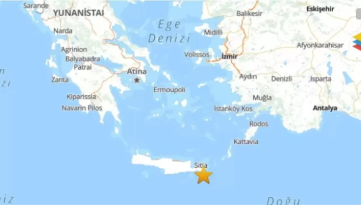 Akdeniz’de 4.8 Büyüklüğünde Deprem