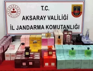Aksaray’da Kaçak Parfüm Operasyonu