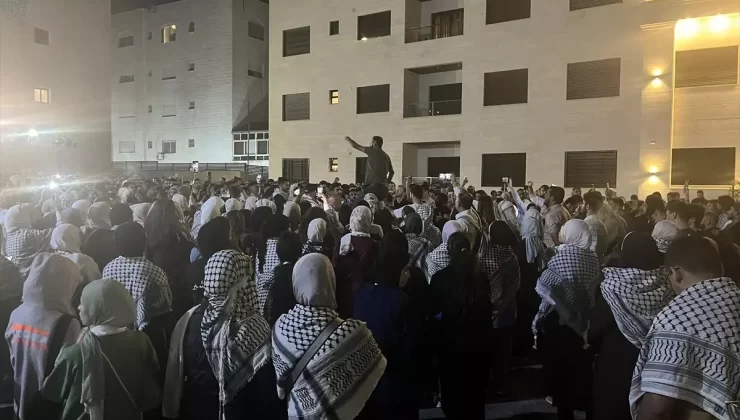 Amman’da Gazze için Gösteri