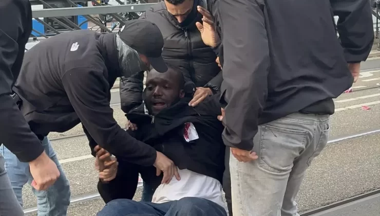 Amsterdam’da Filistin Destek Gösterisi Gerginliği