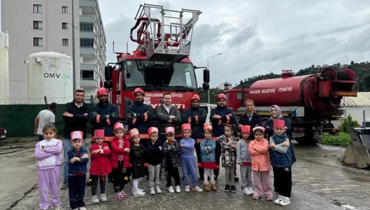 Ana Sınıfı Öğrencileri İtfaiyeyi Ziyaret Etti