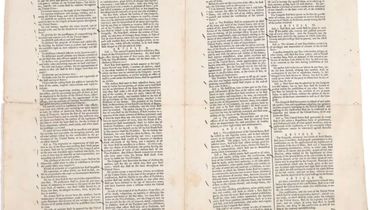 Anayasa Kopyası 9 Milyon Dolara Satıldı