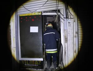 Antakya’da Boş Kuyumcu Dükkanında Yangın