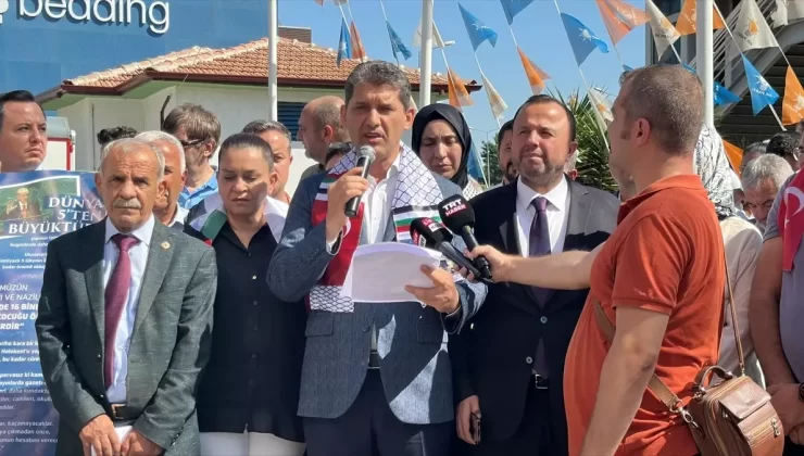 Antalya, Muğla, Isparta ve Burdur’da AK Parti İl Başkanlıklarından İsrail’e tepki