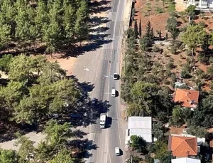 Antalya’da Havadan Trafik Denetimi
