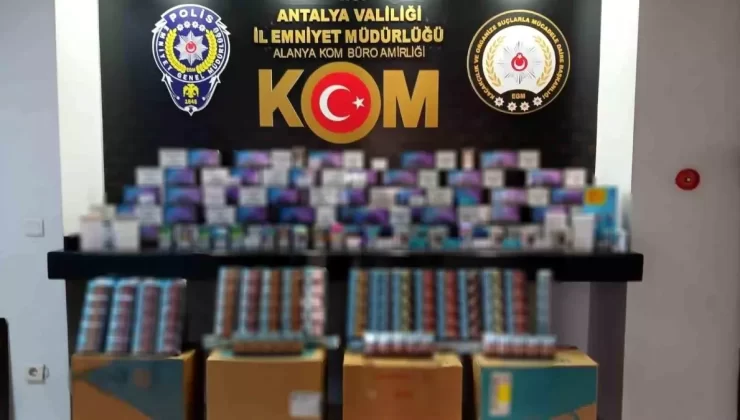 Antalya’da Kaçakçılık Operasyonu: 15 Gözaltı