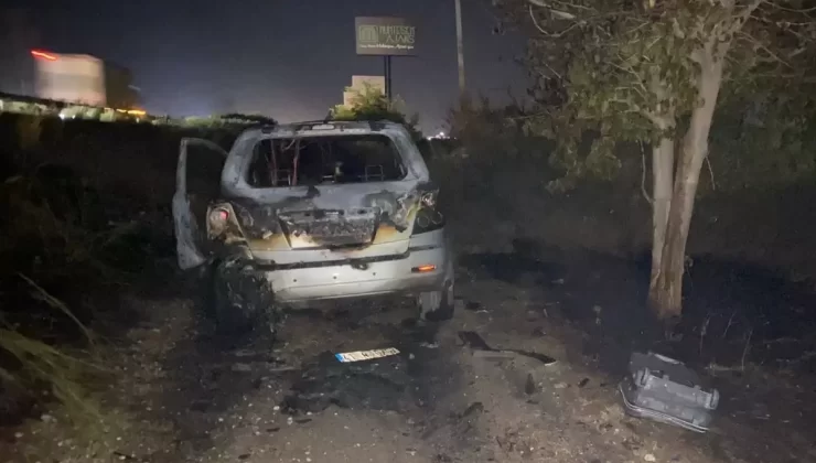 Antalya’da Park Halinde Yangın