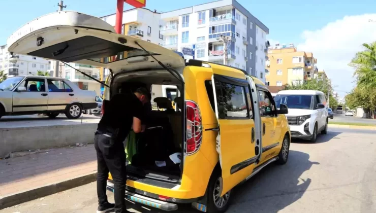Antalya’da Taksi Sürücüsüne Kovalamaca