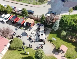 Arnavutköy Belediyesi’nden Afet Tatbikatı