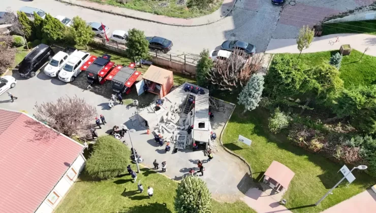 Arnavutköy Belediyesi’nden Afet Tatbikatı