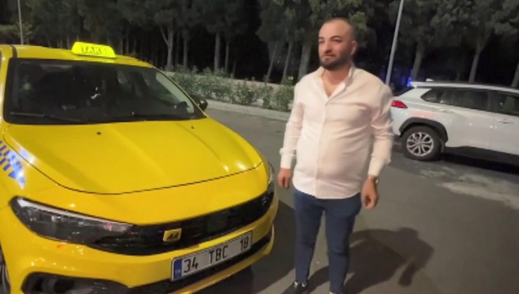 Avcılar’da taksi şoförü çarptığı köpeği veterinere götürdü