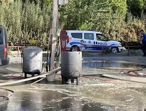 Aydın’da Akaryakıt İstasyonunda Patlama!