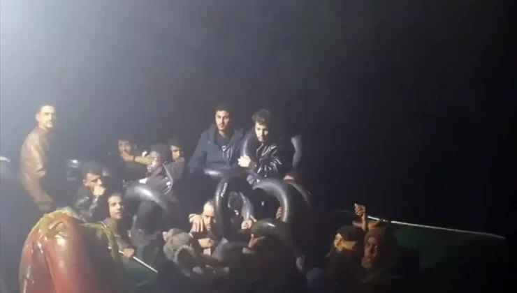 Ayvacık’ta 18 Düzensiz Göçmen Yakalandı