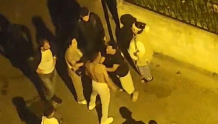 Baba ile oğlunun motosiklet kavgası