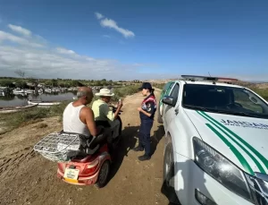 Bafa Gölü’nde Balıkçılara Denetim