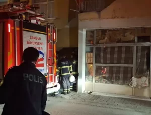 Bafra’da Gaz Patlaması, 1 Kişi Yaralandı